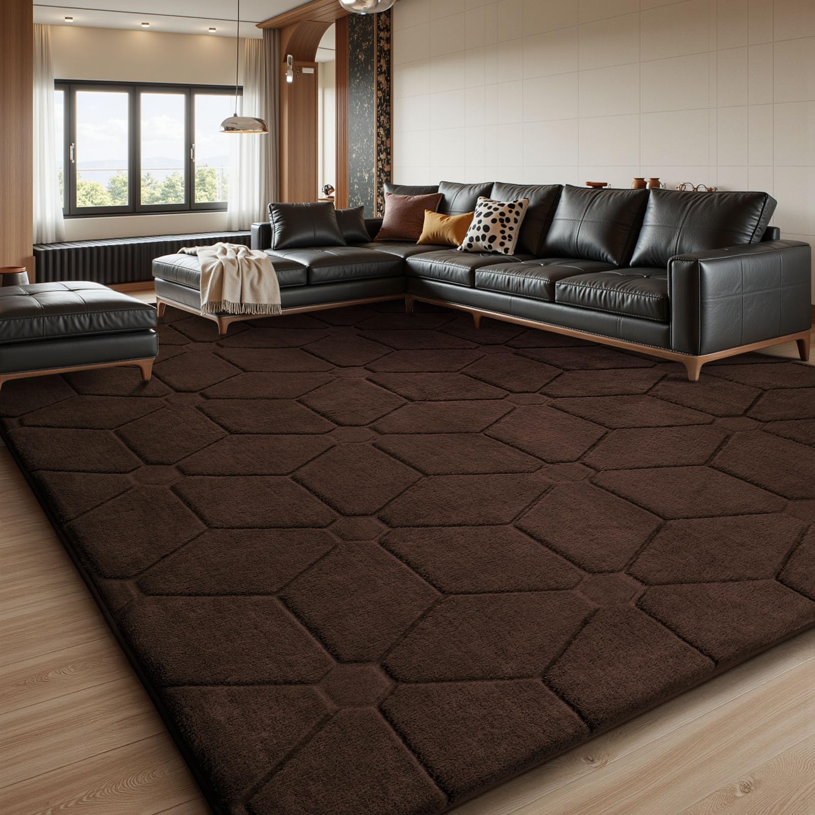 Sour Lemon Rugs Living Room 140x200,3D Coffee Area Rugs for Bedroom,Extra Large Rugs for living room,Machine Washable Anti Slip Short Pile Rug Carpets Mat for Kids Room Bedroom