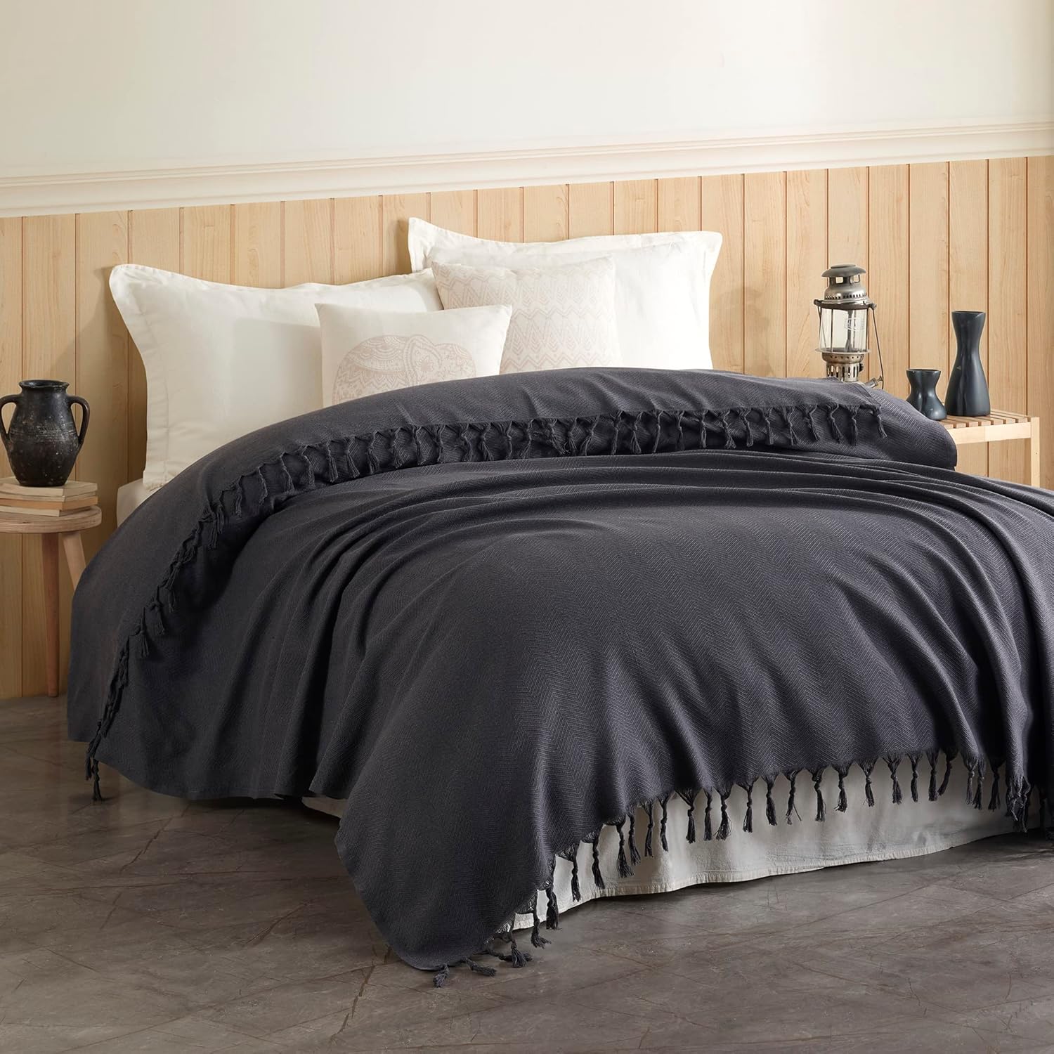 Milam London 100 Cotton Large Throw Blanket Beds Settees