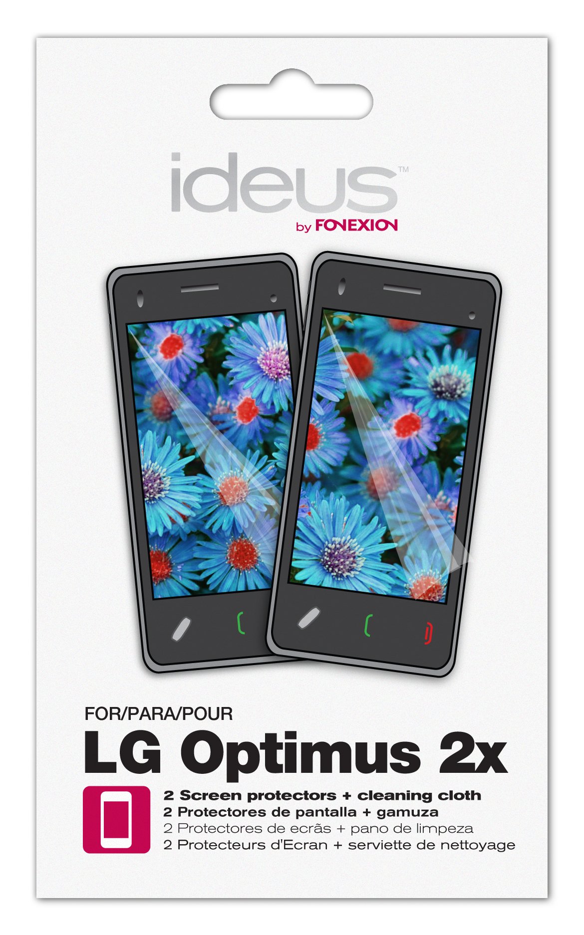 Ideus Pplgop2 X Screen Protector And Cleaning Cloth For Lg
