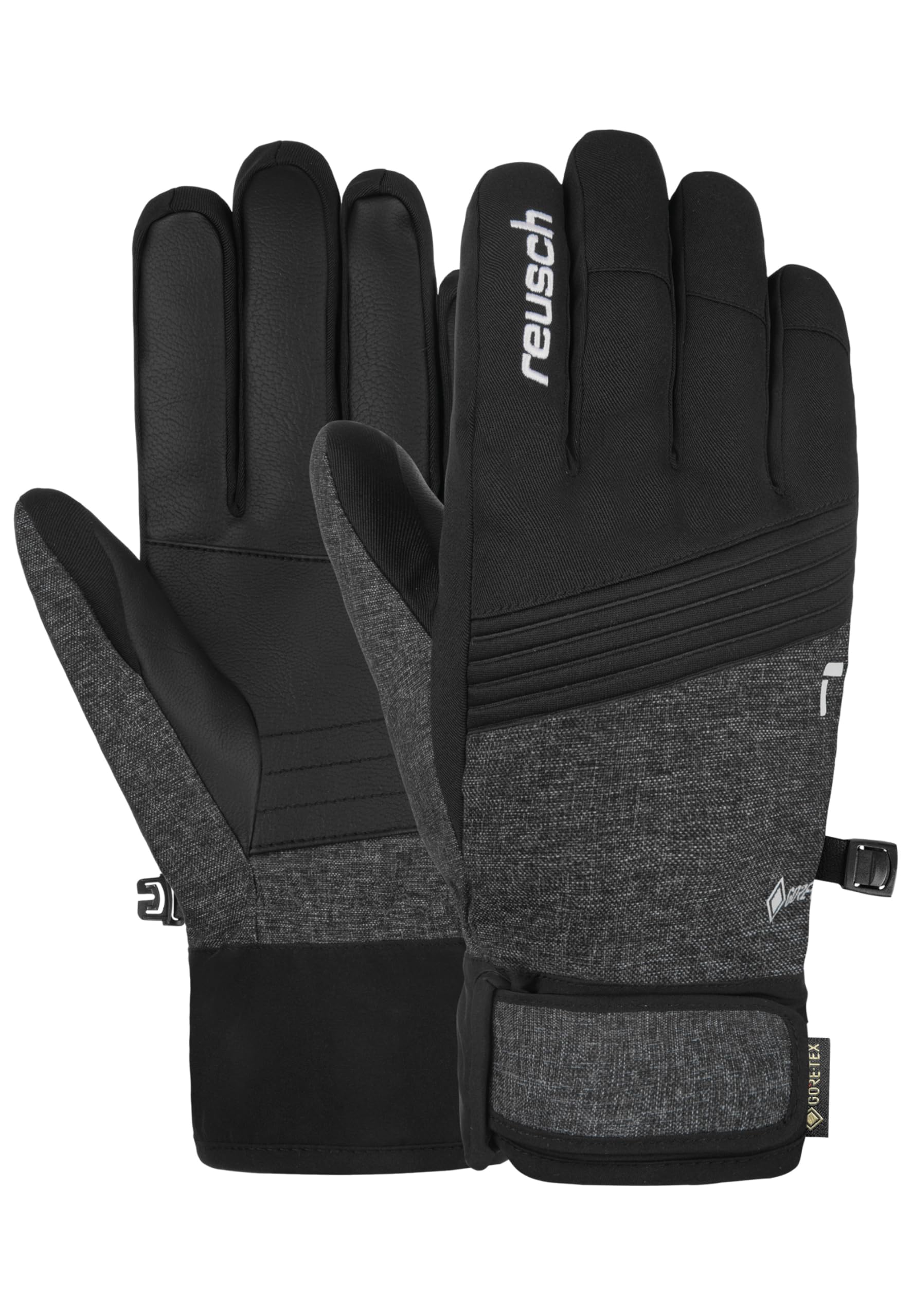 ReuschFergus Gore-Tex Warm, Waterproof, Windproof and Breathable Unisex Winter Gloves, Finger Gloves, Snow Gloves, Ski Gloves for Men and Women, 8