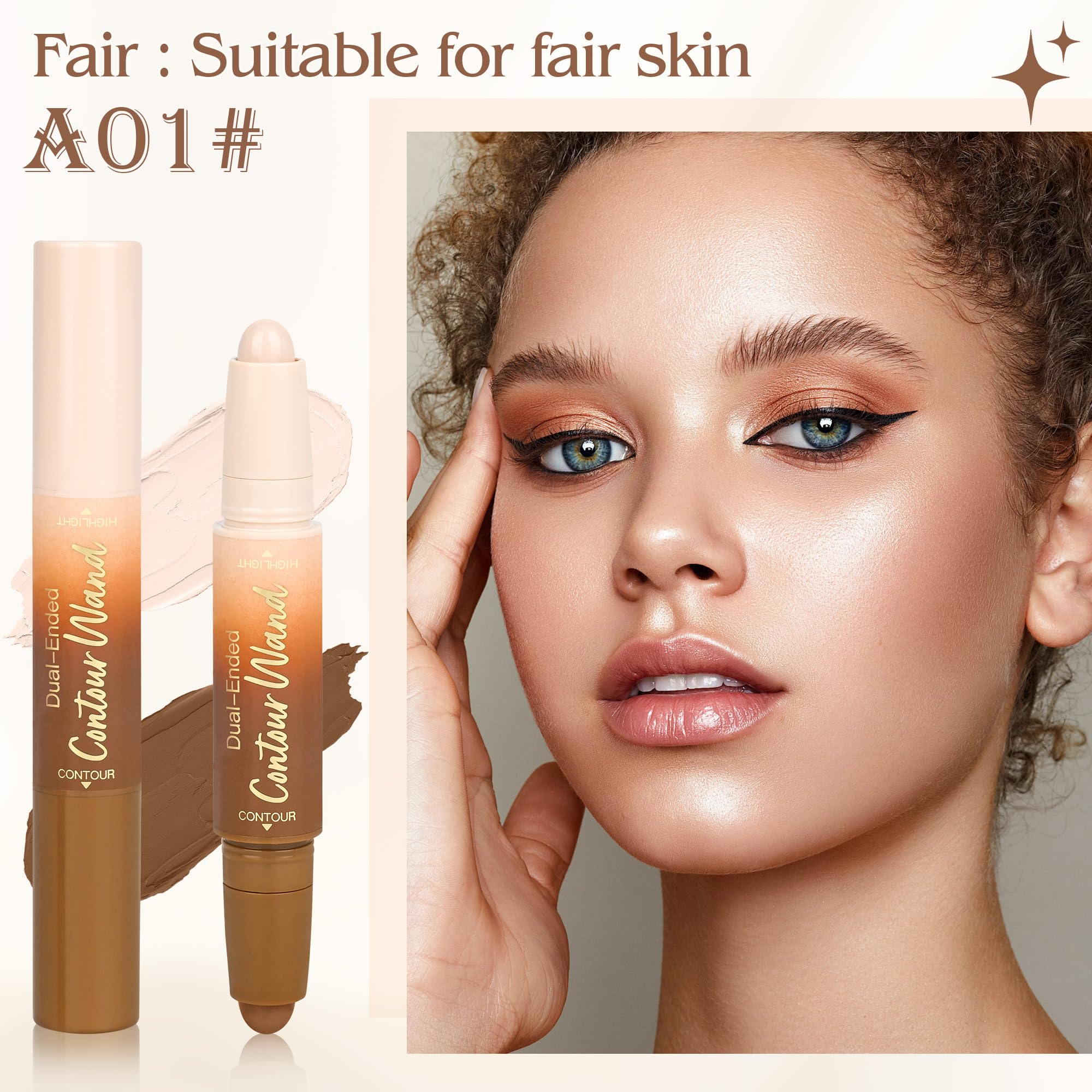 2-in-1 Contour Highlighter Stick - Bronze & Glow -3 2-in-1 Contour Highlighter Stick - Bronze & Glow -3