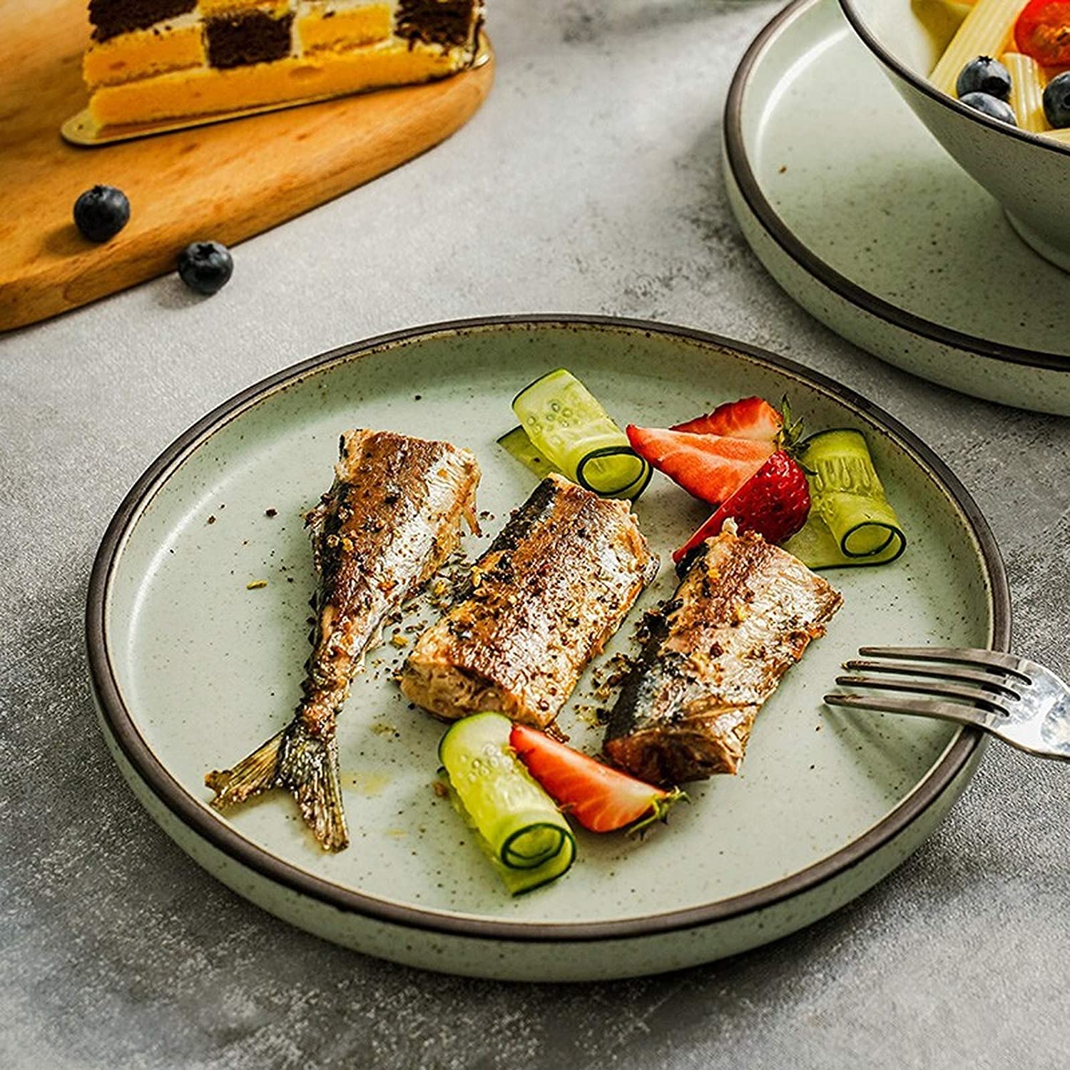 英　ディナープレート　5セット Amazon｜ディナープレート 高級レストランや家庭用の ディナーセット