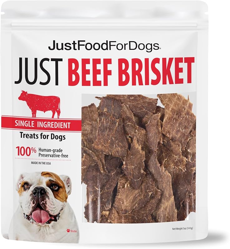 Petisco para Cães de Fígado Bovino com Ingredientes Limitados JustFoodForDogs, 142 g