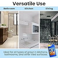 Vista 3 de Surf-Pro - Sellador inteligente de lechada, fórmula invisible, sin olor, sin silicona, fácil aplicación con esponja o cepillo, conserva