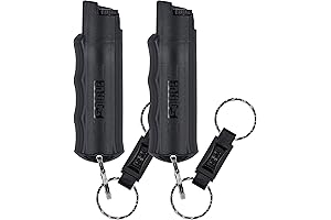 SABRE Pepper Spray with CS Tear Gas and UV Dye for Women's Personal Safety