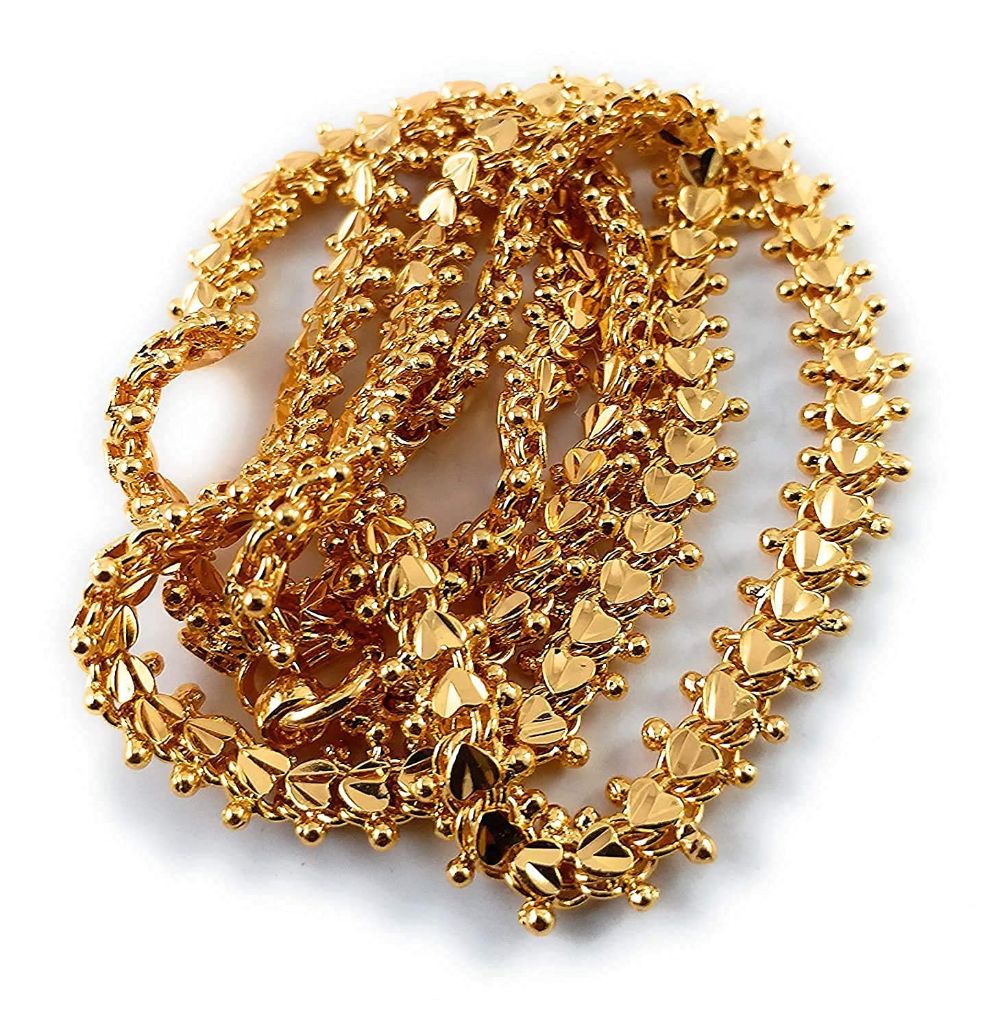 SUKRA GOLD Yellow Gold Plated Copper One Gram Micro Traditional Designer Chain for Women (B07YY8WVPQ) Amazon Price History, Amazon Price Tracker