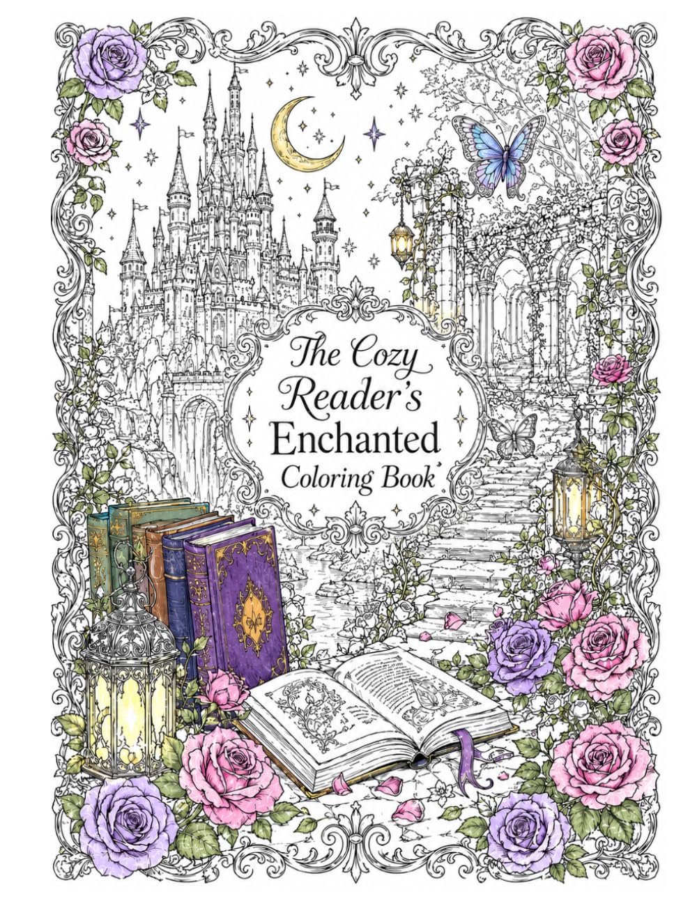 The Cozy Reader's Enchanted Coloring Book