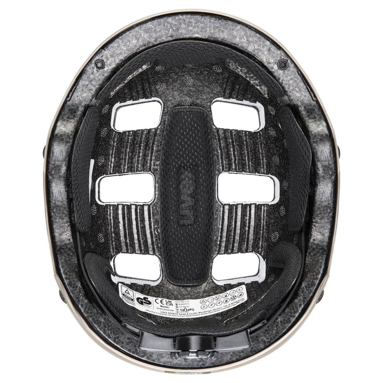 uvex Kid 3 CC - Casco Robusto Infantil - Ajuste de Talla individualizado - ventilación optimizada