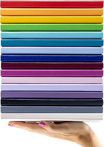 Miniatura 8 de PAPERAGE - Paquete de 3 cuadernos de líneas, azul marino, tapa dura, tamaño mediano 5.7x8 pulgadas, papel 100 gsm de grosor, para oficina, hogar,