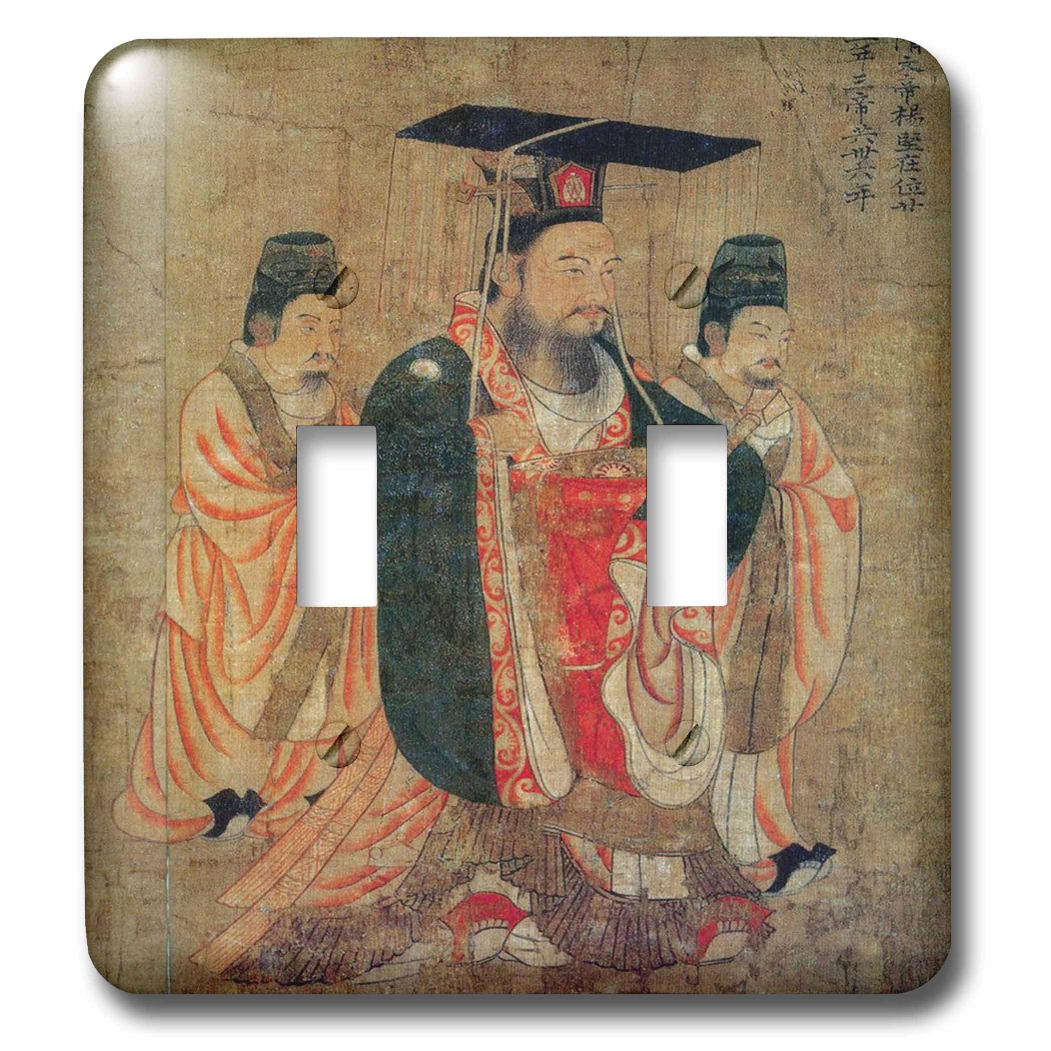Interrupteur de l'empereur chinois Tang Dynasty remplacer une plaque murale blanche unie usée