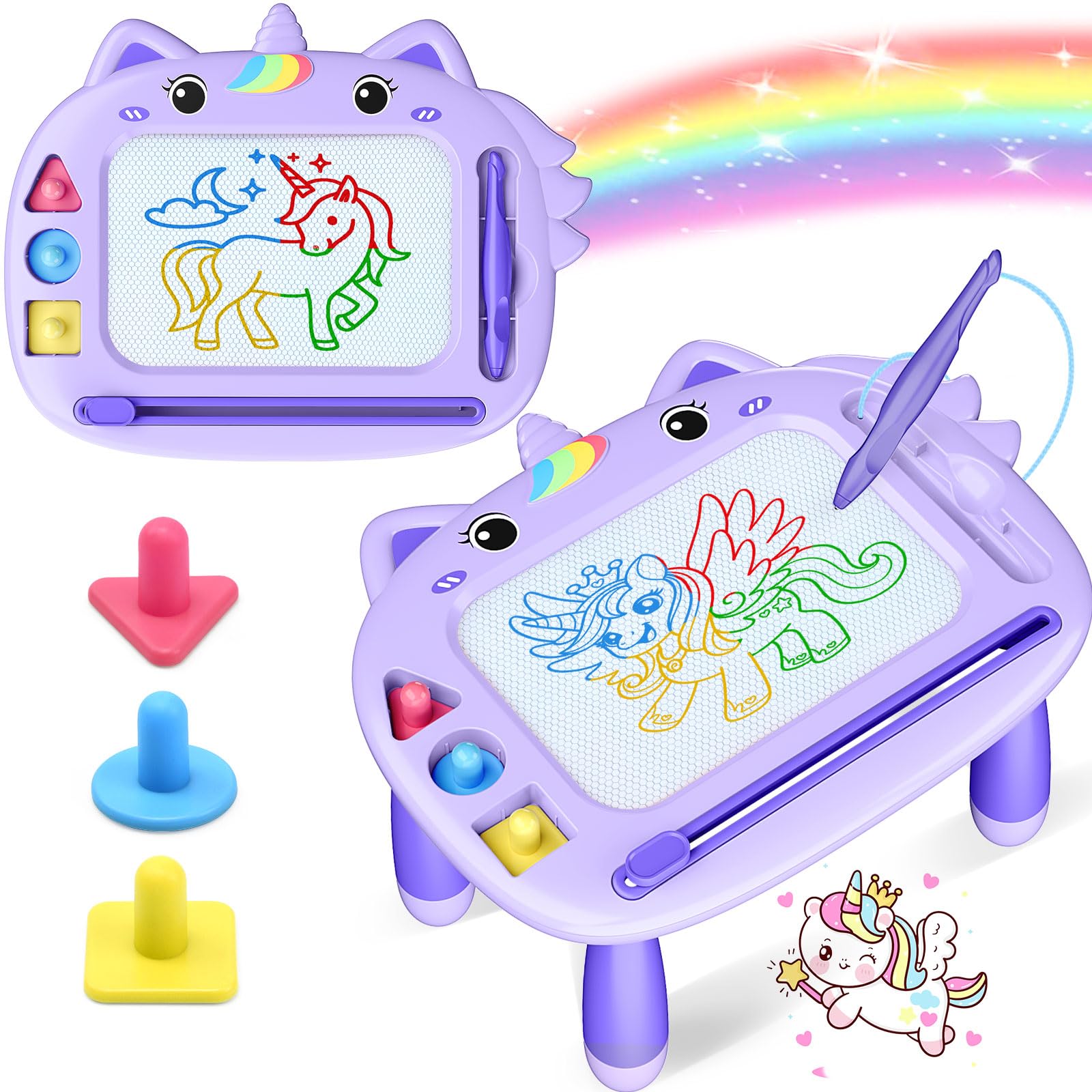 Amazon.com: Unicorn Toddler Girl Toddler Toys, Magnetic Drawing