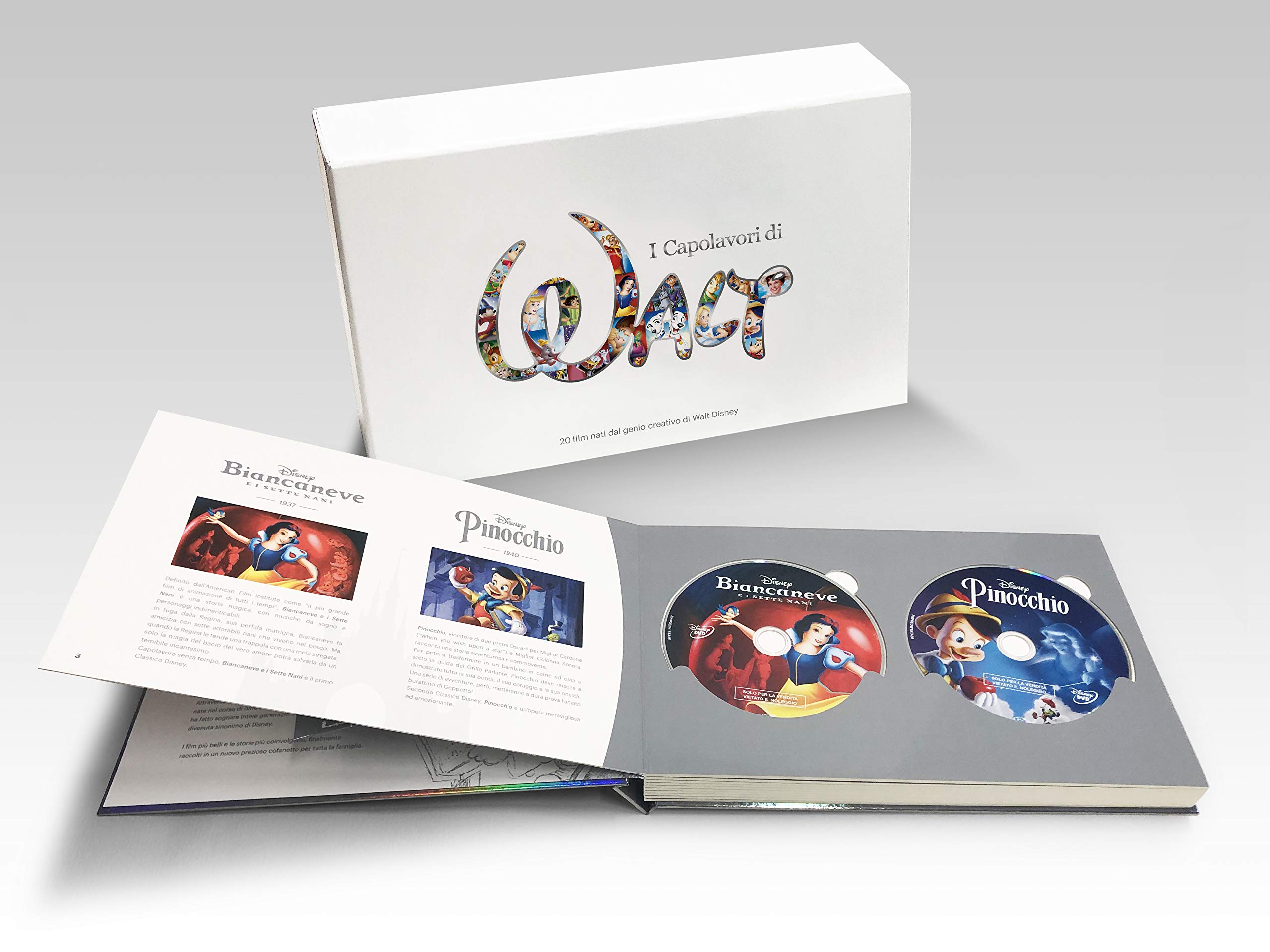I Capolavori Di Walt 2018 ( Box 20 Dvd) - Italiano