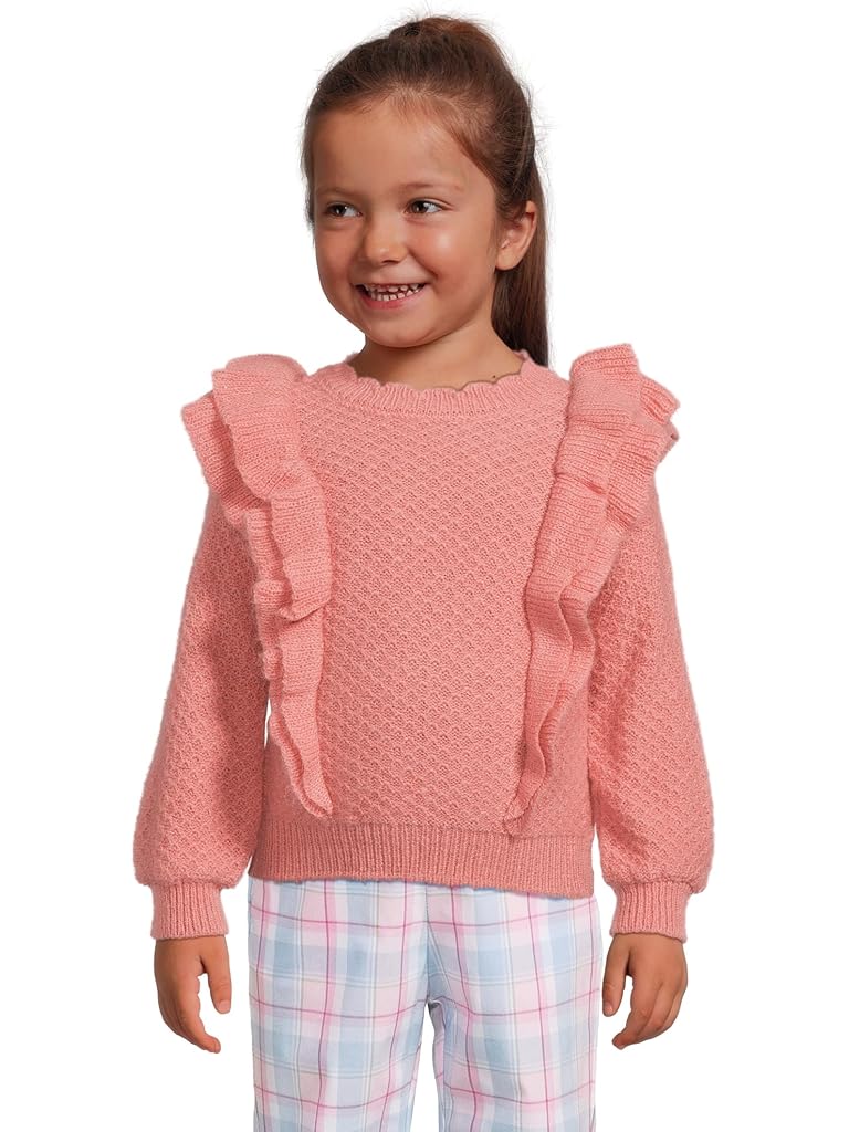 Pink Janie and Jack Ruffle Sweater (Infant)