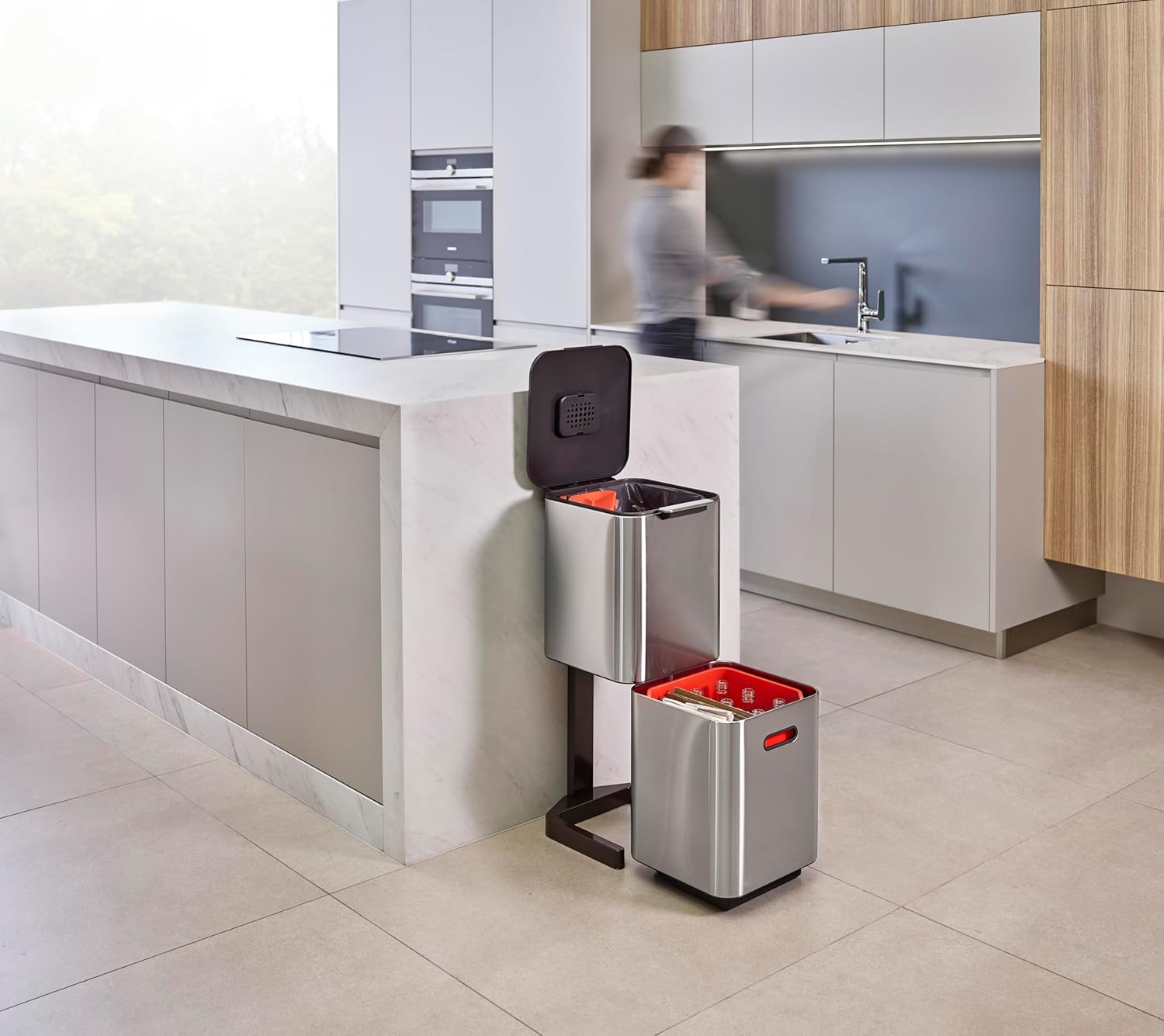 Joseph Joseph (ジョセフジョセフ) ゴミ箱 ふた付き トーテム Joseph Joseph (ジョセフジョセフ) ゴミ箱 ふた付き トーテム