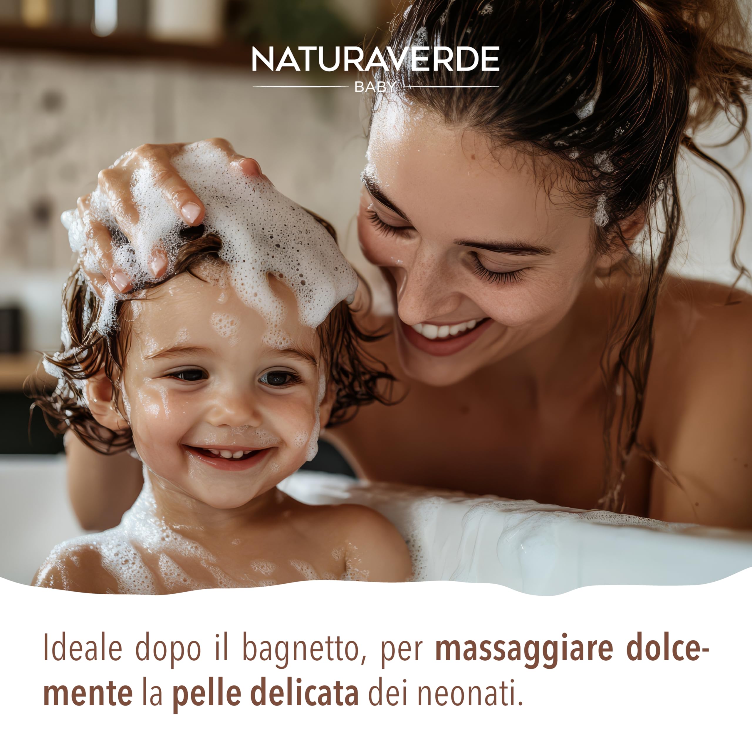 NATURAVERDE - Disney Baby Dumbo, Olio Massaggi Nutriente e Lenitivo 100ml, Con Estratti Vegetali, Ideale per Neonati