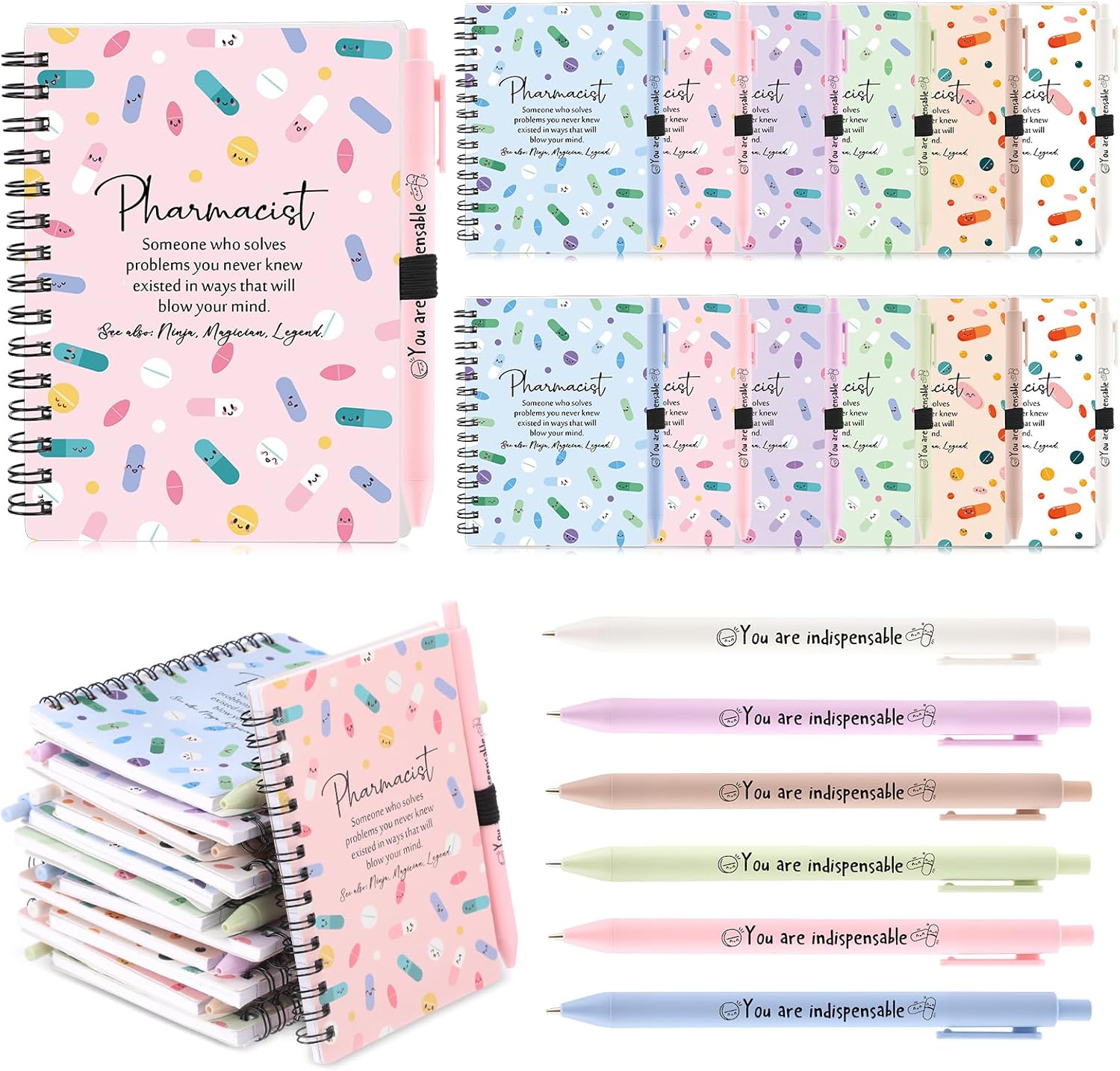 Sayglossy 24 Sets Pharmacist Gifts Sets, Inspirational