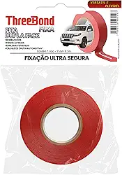 Fita Dupla Face Automotiva ThreeBond 11mm x 3M | Frisos, Emblemas, Borrachões | Resistente Vibração e Impacto | Fixação Permanente