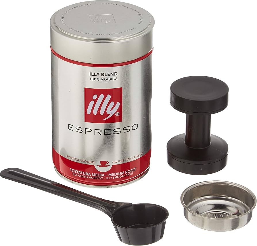 Amazon | Francis Francis for Illy X1 Ground Coffee Machine, Red by