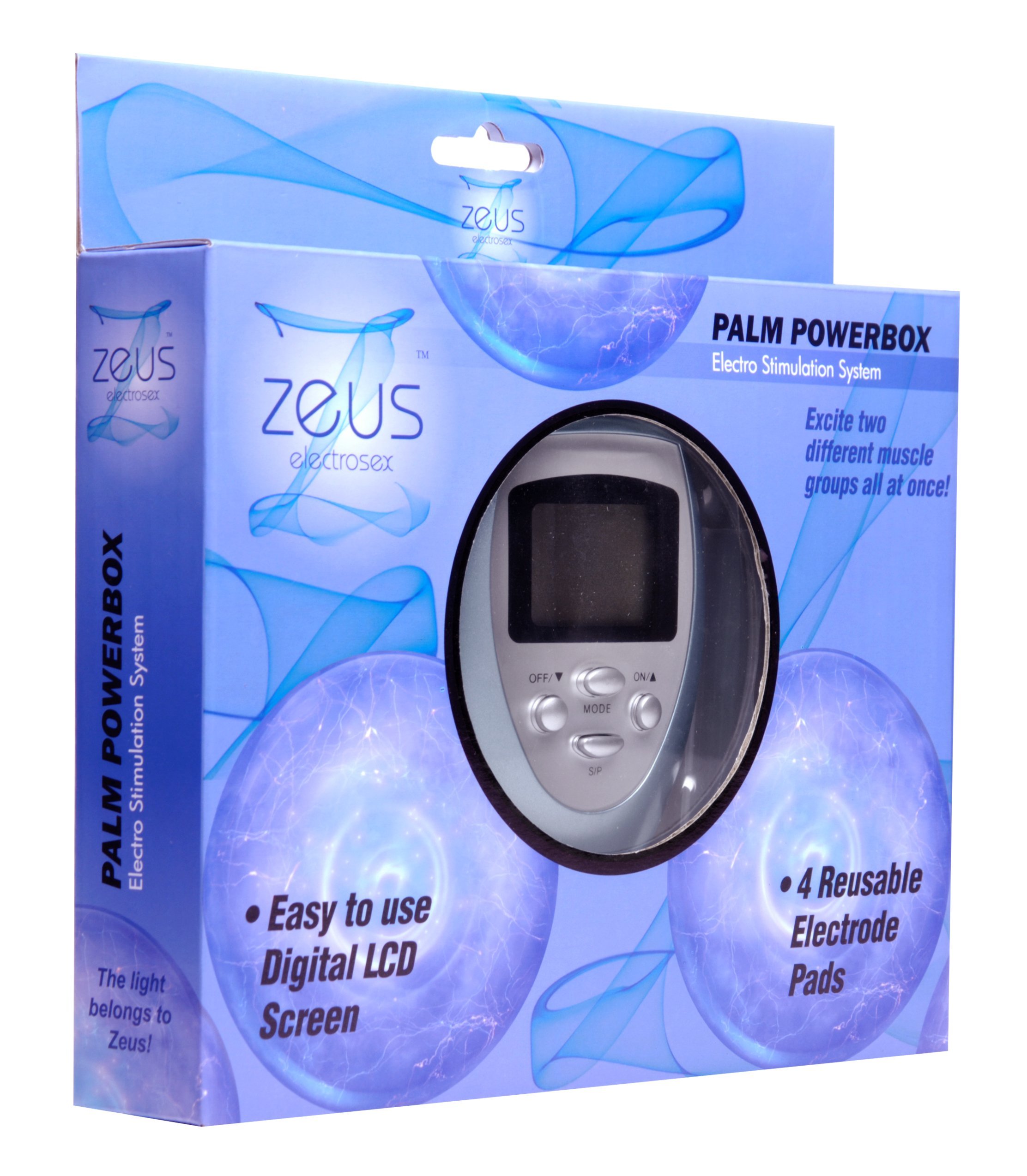 Amazon | Zeus 6 Mode Palm Power Box With Pads by XR Brands [並行 