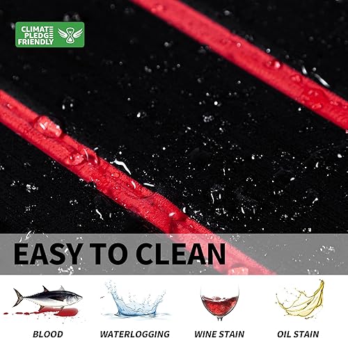 Miniatura 3 de Boat Flooring - EVA Foam Boat Decking - Faux Teak Marine Mat - Boat Carpet, Self-Adhesive Marine Flooring Sheet, for Motorboat RV Yacht Kayak 94" x