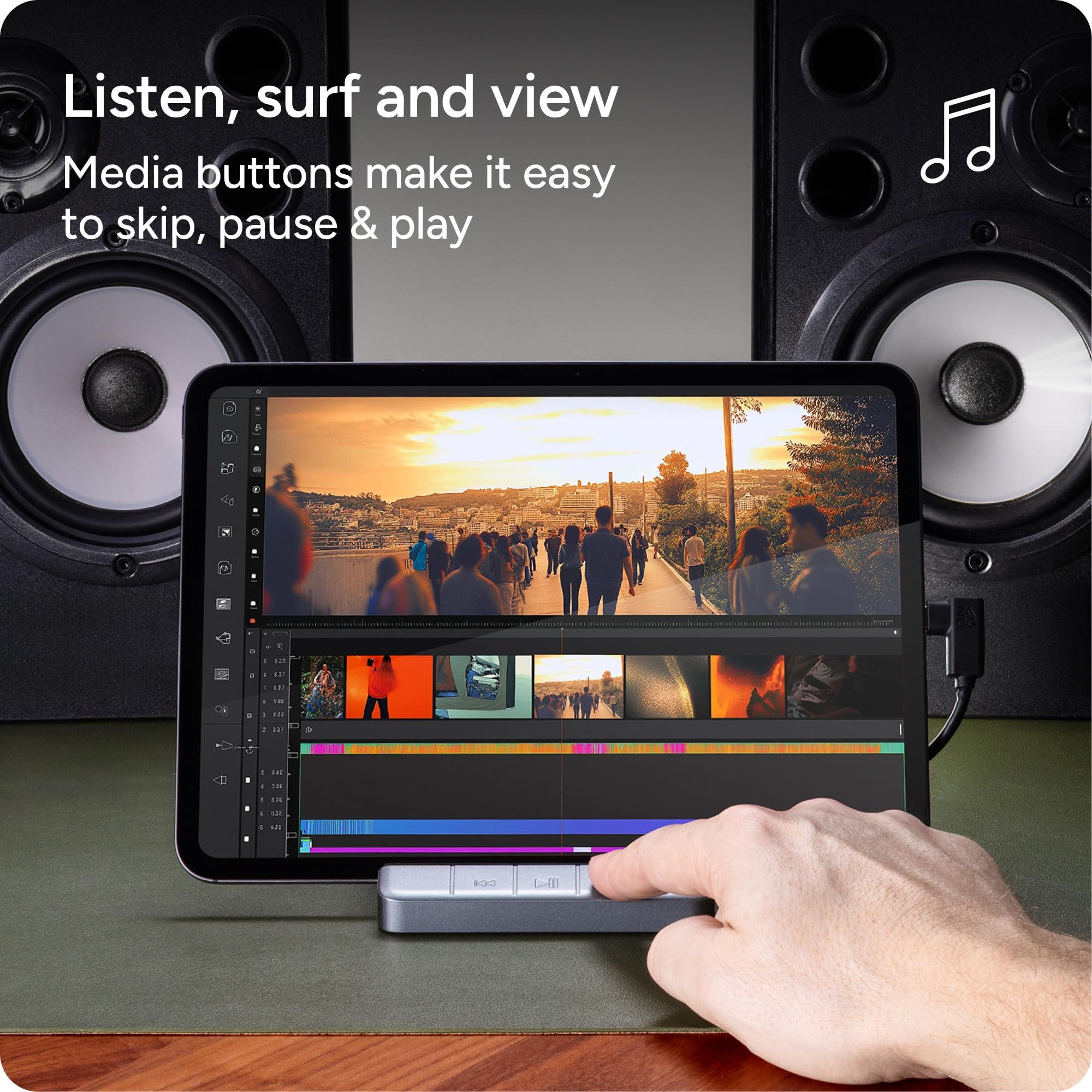 Amazon.com: ZAGG 6-Port Media Hub – for iPad, Chromebook, Android