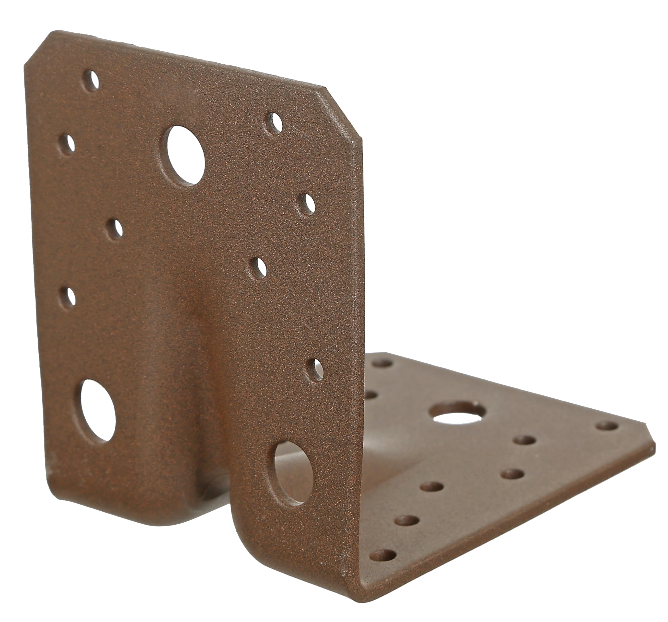 Alberts 823092 DURAVIS® Schwerlast-Winkelverbinder mit Sicke | schwarzdiamant duplexbeschichtet | Größe 105 x 105 x 90 mm | 20er Set