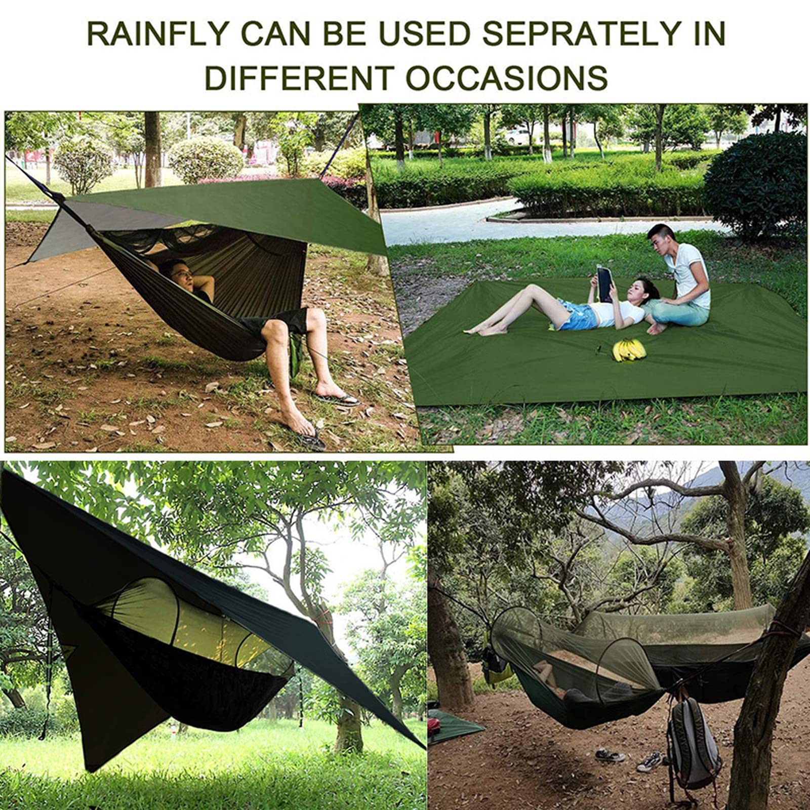 Amazon.co.jp: Hammock 3 in 1 キャンプ ハンモック ジッパー付き