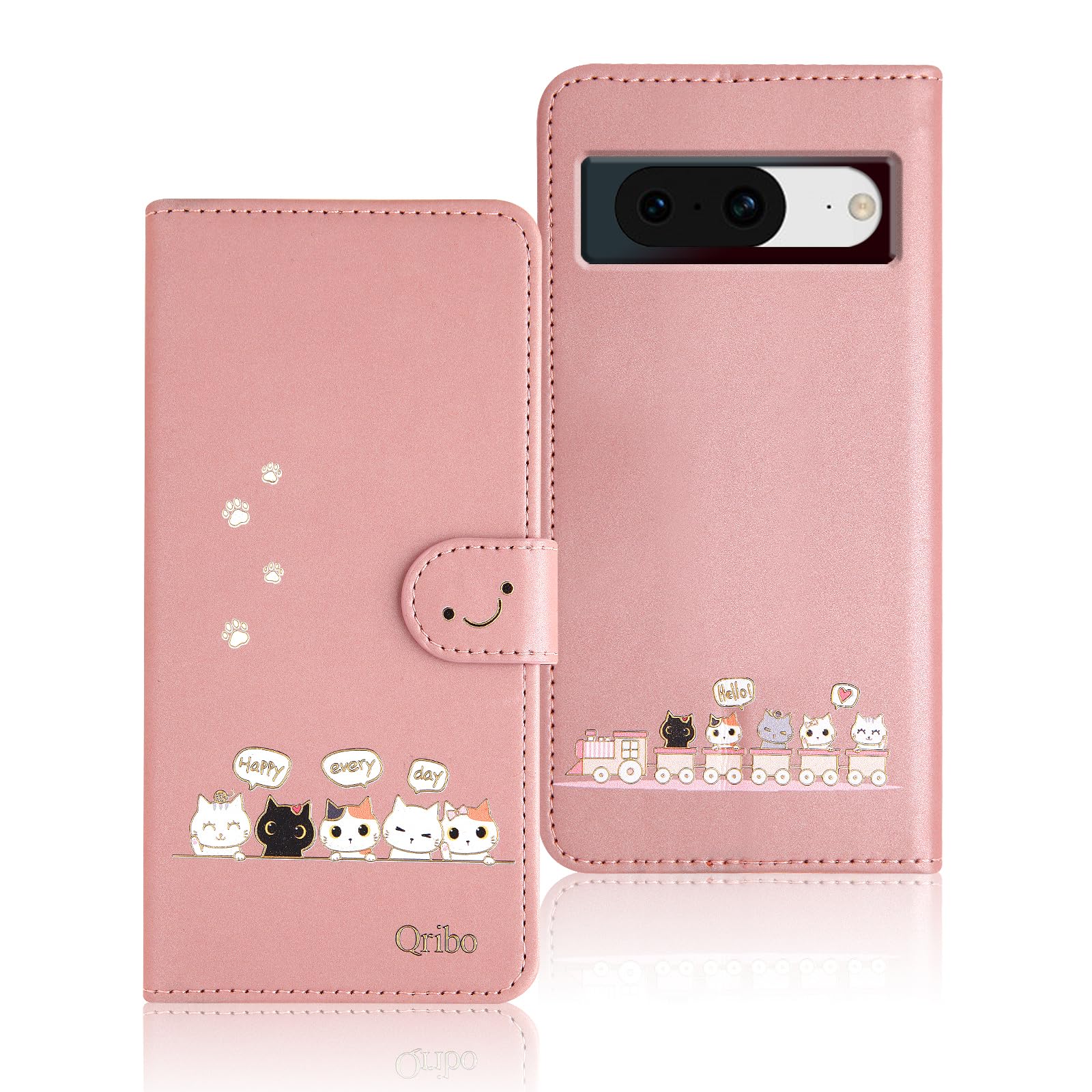 Amazon.co.jp: Qribo Google Pixel 8a ケース 手帳型 ピクセル8a 手帳