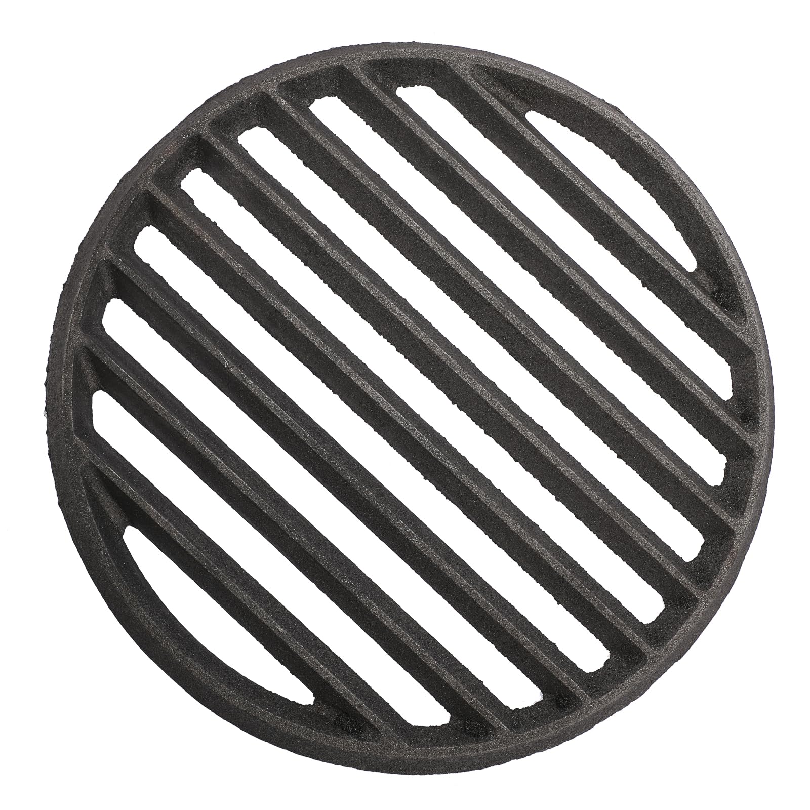 OGANAZI Cast Iron Bottom Fire Grate 11 Inch Round BBQ Grill Grate  Replacement, High Heat Charcoal Plate Bottom Grate Grill Parts, Fireplace  Grate