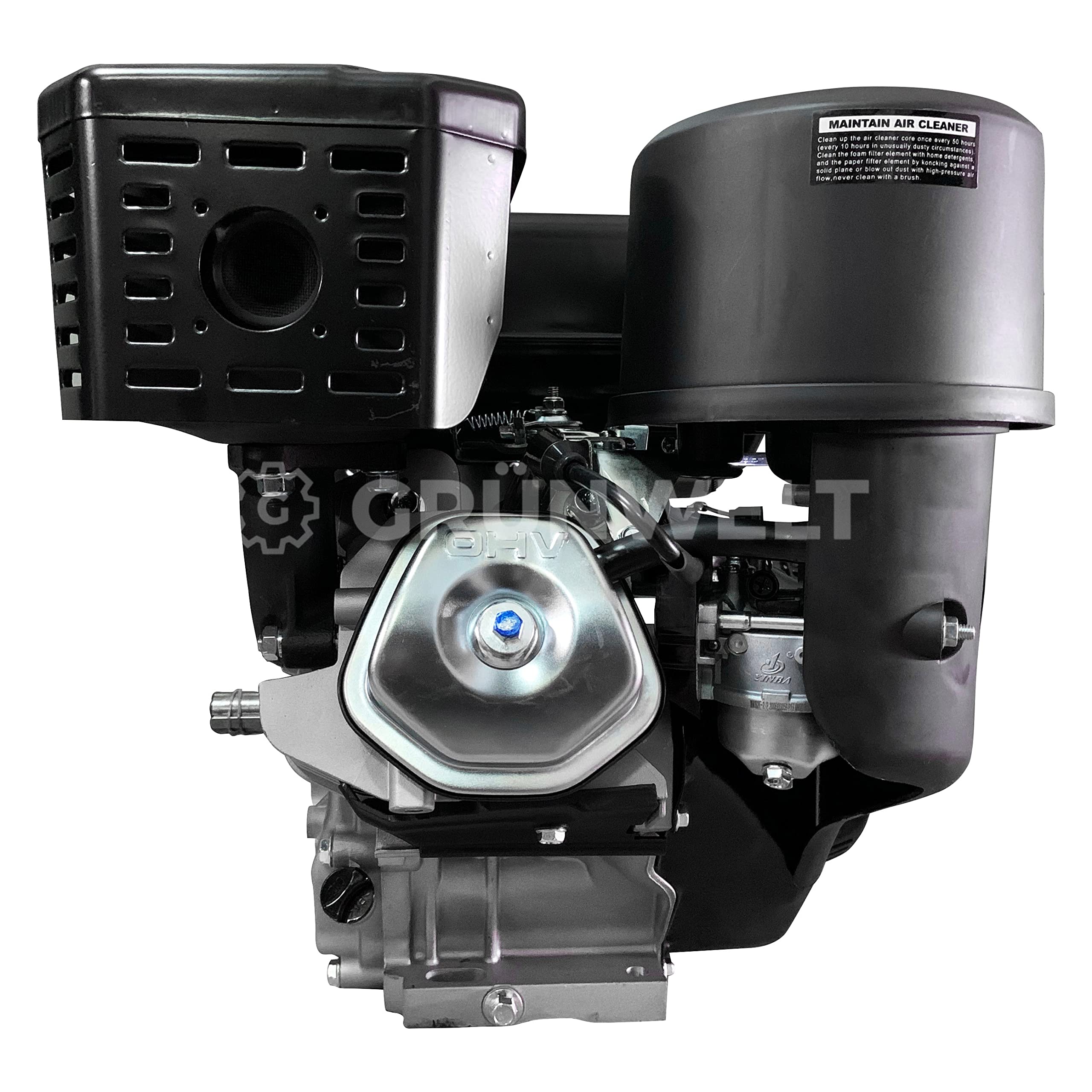 Moteur essence Weima WM192F 18 CV 460 cm³ Moteur échange EURO 5, plaque vibrante, moteur kart, moteur échange simple essieu