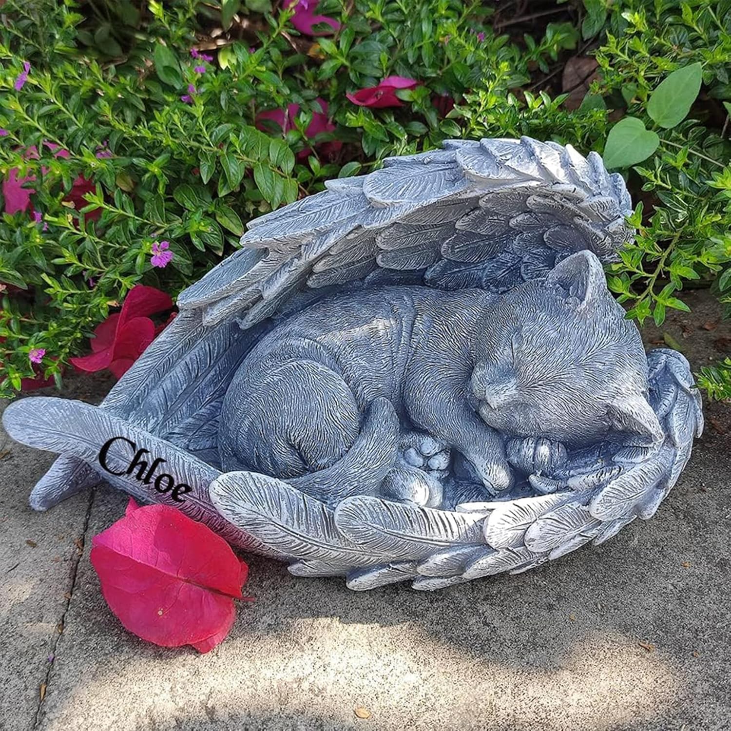 Regalo commemorativo della lapide della Statua commemorativa del Gatto dell'angelo dell'animale Domestico for i defunti