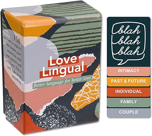 FLUYTCO Love Lingual Couples Card Game – 150 Conversation Starter