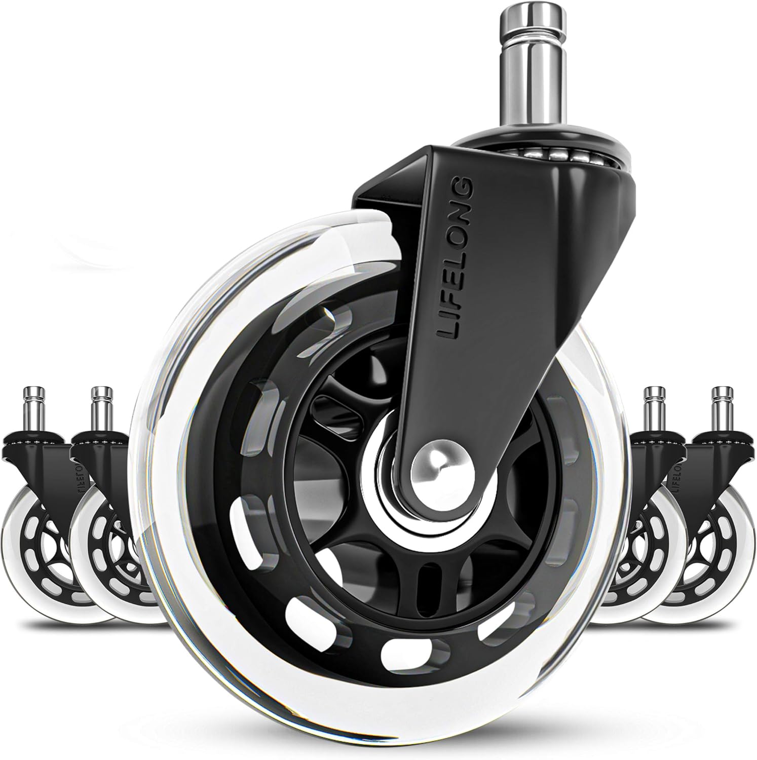 Buy Office Chair Wheels Replacement Rubber Chair Casters For Hardwood Floors And Carpet Buy Office Chair Wheels Replacement Rubber Chair Casters For Hardwood Floors And Carpet
