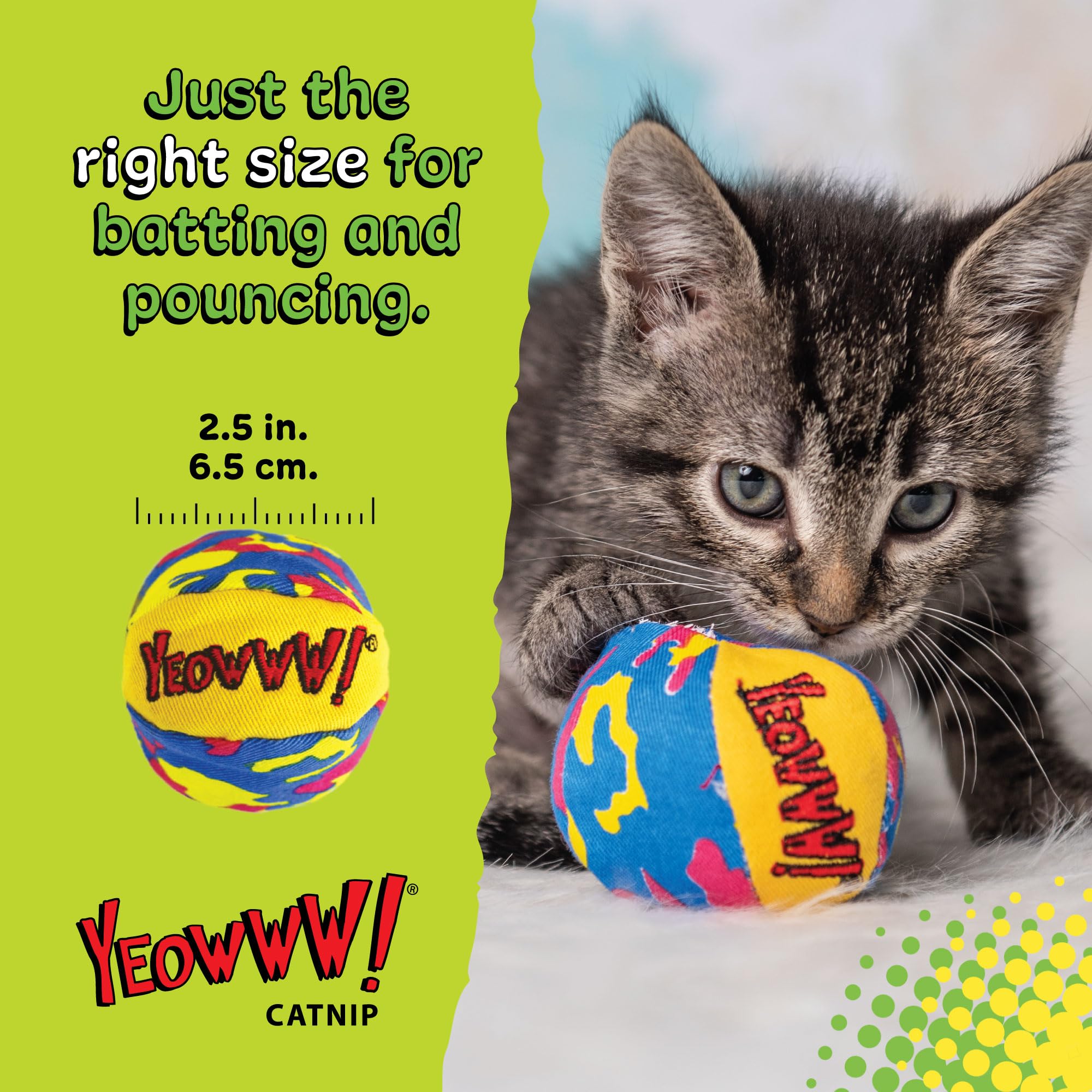 Rosewood 63409 zabawka dla kota My Cats Balls, 3 sztuki w opakowaniu