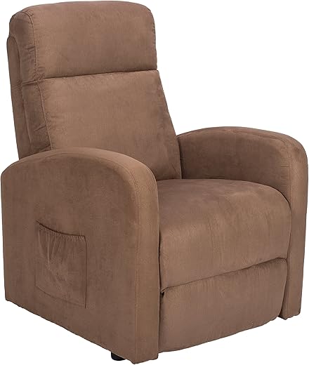 POLTRONE ITALIA PI – Chanel1 fernsehsessel mit aufstehhilfe Medizinisches Gerät 2 Räder Mikrofedersitz Flauschige seniorensessel mit aufstehhilfe elektrisch relaxsessel…