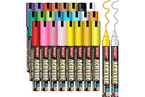 SFAIH Acrylic Paint Markers: 24 Vibrant Colors for Limitless Creativity