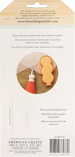 Miniatura 2 de American Crafts Sweet Sugarbelle Herramientas de decoración de 25 piezas Piping Bags