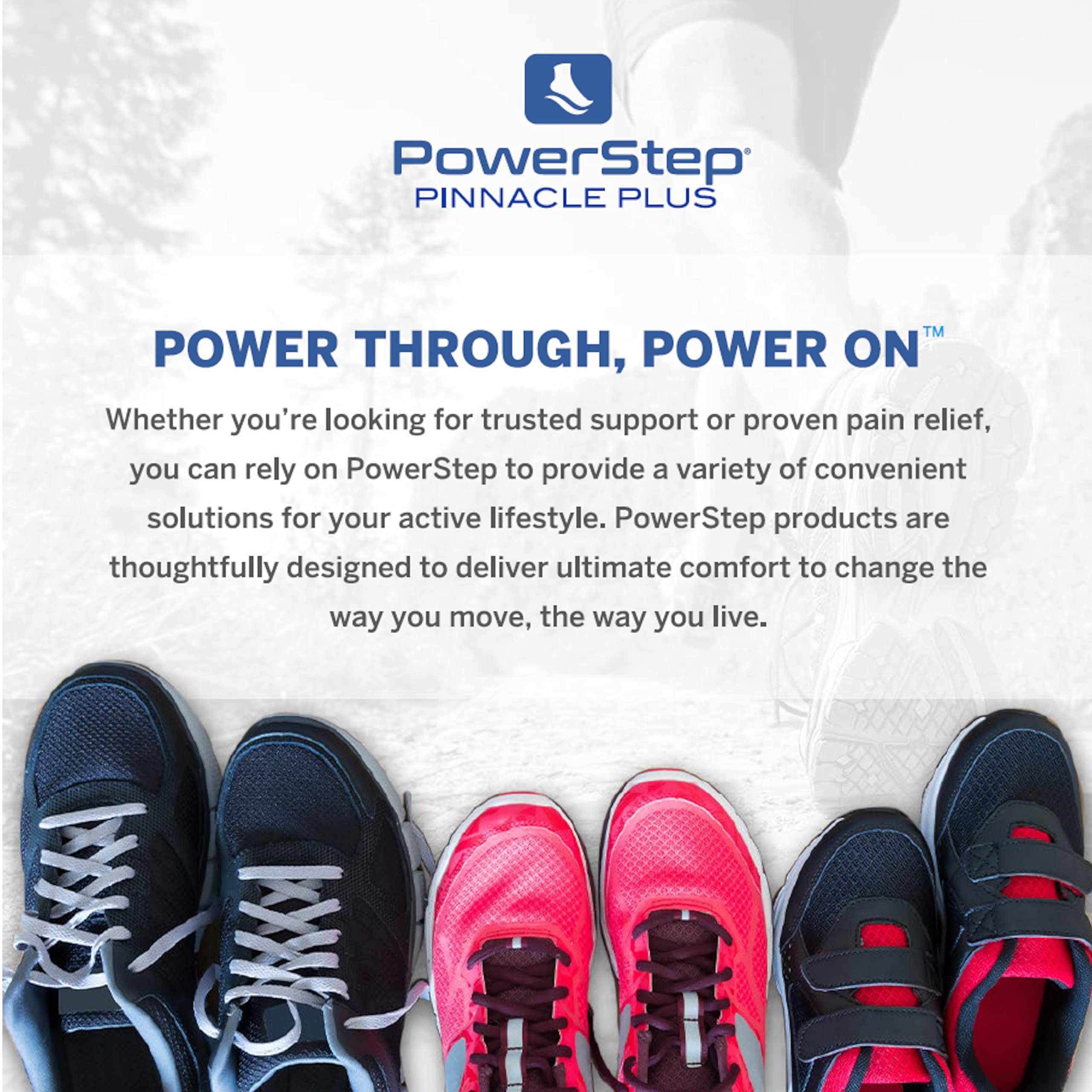 Powerstep Pinnacle Plus Met Insoles, Neutral Arch Support
