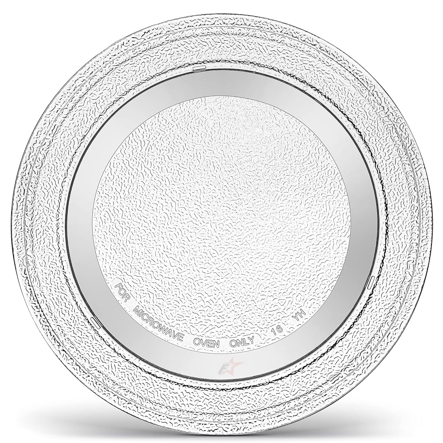 Turntable Suitable for LG, IFB, Godrej, Whirlpool, Bajaj, Morphy Richards, Onida, Kenstar, 17L,19L,20L, Models Microwave Oven Glass Plate/Tray, Plain Bottom (Size 9.6 inch/24.5 cm/245 mm)