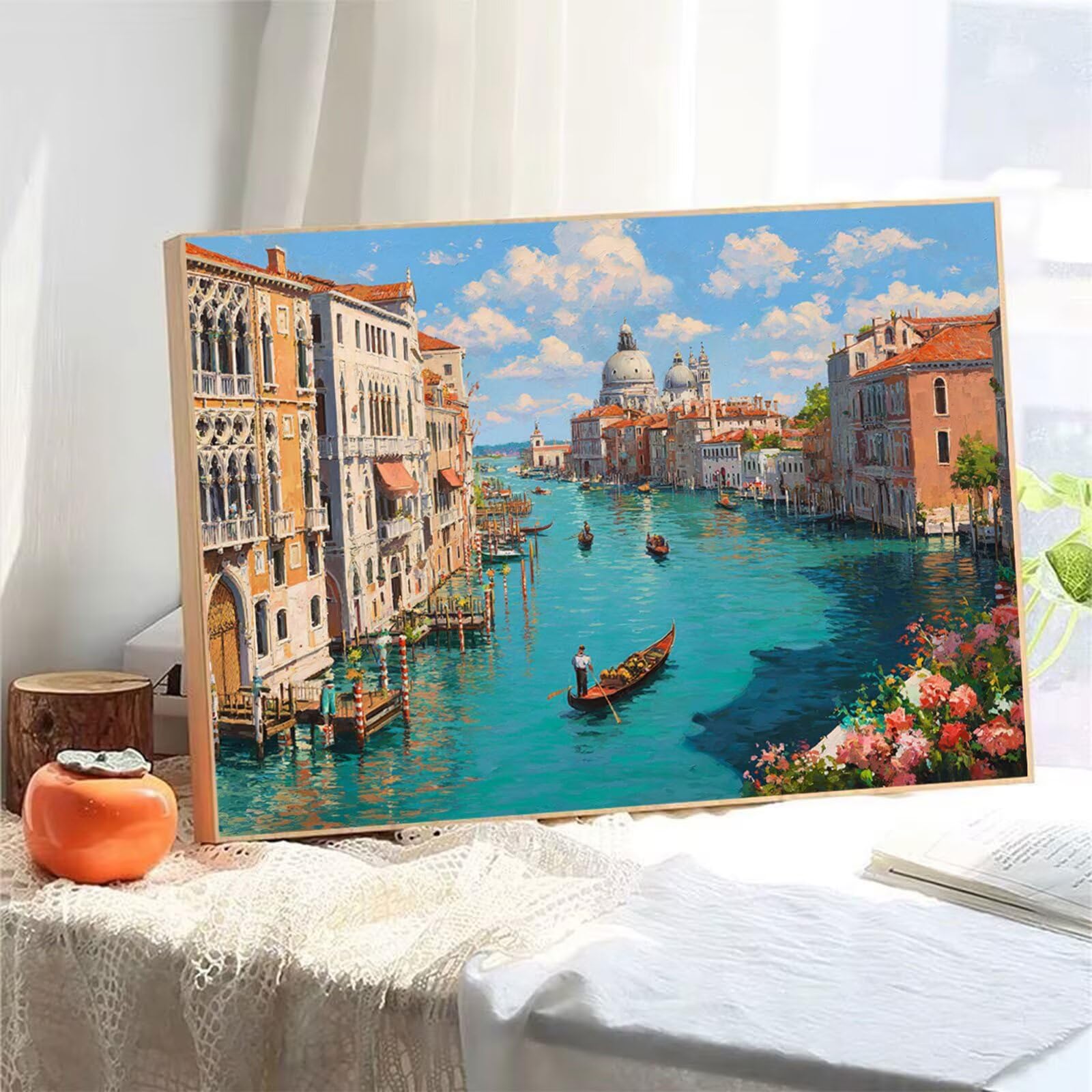 Kompletny zestaw do malowania diamentowego dla dorosłych, 5D diamentowa sztuka kryształowa sztuka, 60 x 90 cm DIY kryształowa mozaika z kryształem górskim na płótnie do dekoracji domu i relaksu na
