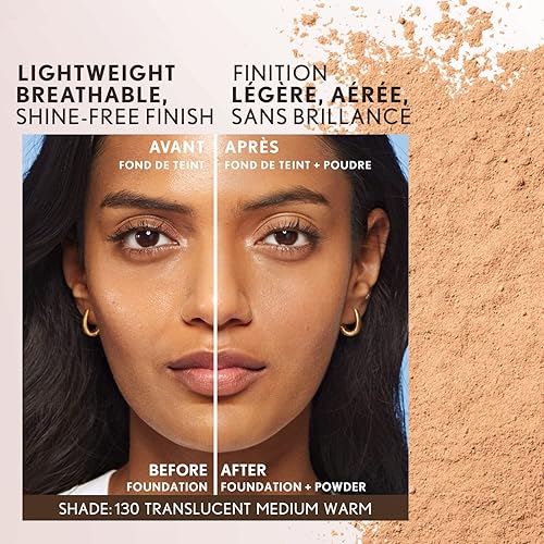 Miniatura 10 de COVERGIRL Clean Invisible - Polvo suelto, polvo fijador, fórmula vegana, translúcido profundo, 0.7 onzas