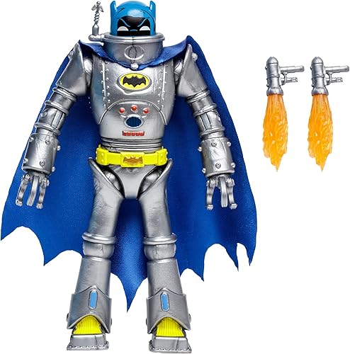 Miniatura 3 de McFarlane Toys - DC Retro Robot Batman (Batman 66' Comic) Figura de acción de 6 pulgadas