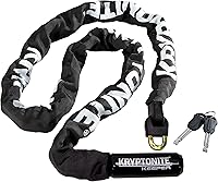 Kryptonite Keeper 712 Heavy Duty 4ft Bike Chain Lock - Anti-Theft Security for Bikes, Motorcycles, Scooters, Gates