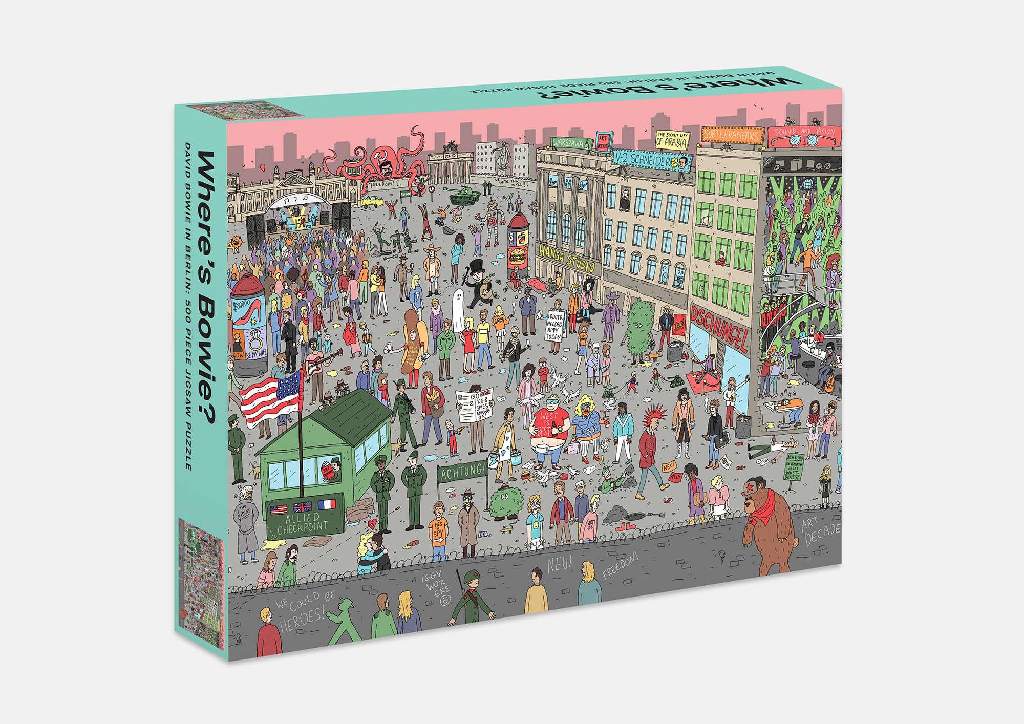 Where's Bowie?: David Bowie in Berlin: 500 Piece