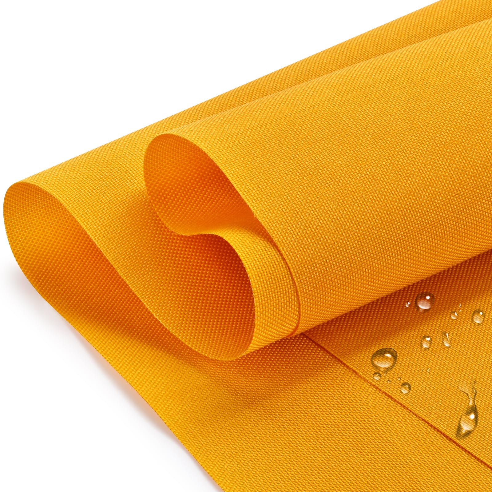 Waterproof Canvas Fabric - 58" Wide 600D Upholstery Polyester Material - Durable Indoor Outdoor Water Resistant Fabric for Furniture Cover Cushion Home Awning Tent (Khaki, 1 Yard) — view 9