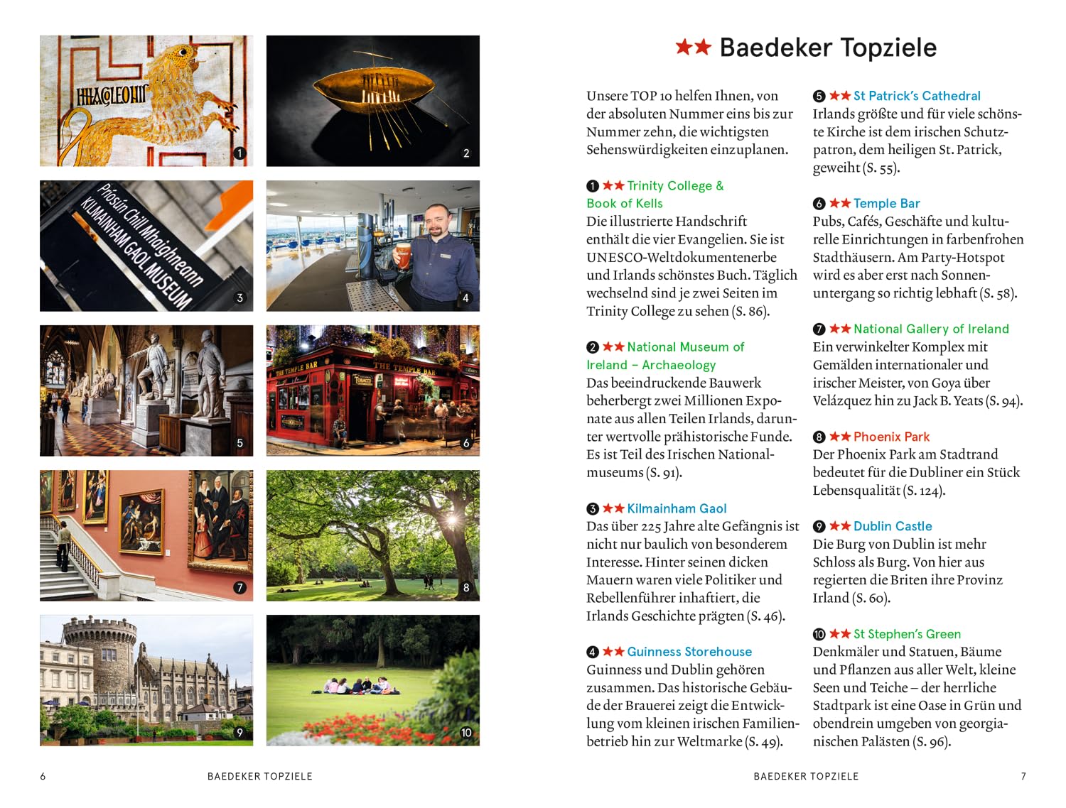 Baedeker SMART Reiseführer Dublin: Reiseführer mit Spiralbindung inkl. Faltkarte und Reiseatlas