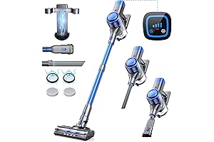 Cordless Vacuum Cleaner for Home: BACUM 38Kpa Powerful Stick Vacuum