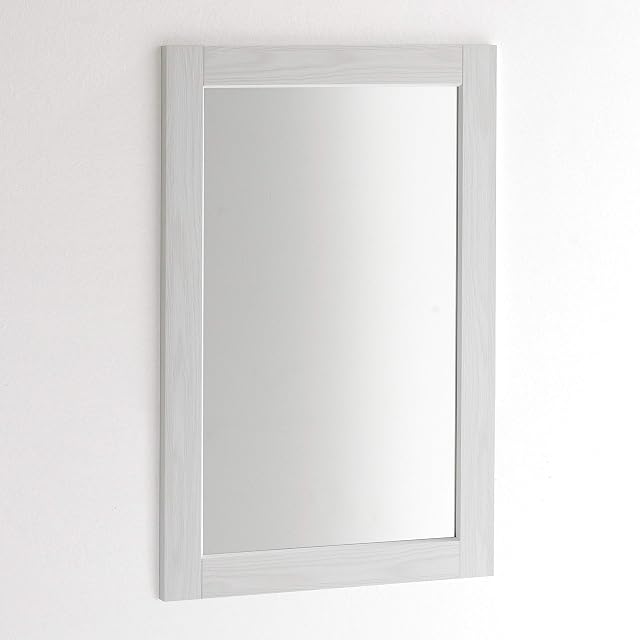ARHome Wall Mirror, 90 x 60 cm, Ash White, Mirror, Made in Italy