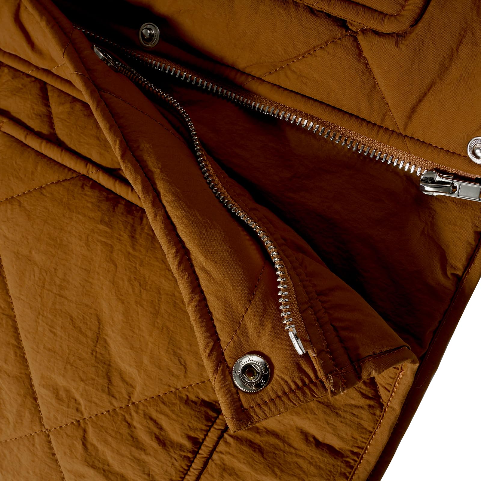 Amazhiyu Gilet trapuntato da donna, leggero, per esterni, imbottito, senza maniche, con tasche