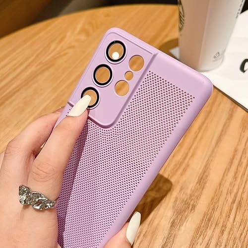 Miniatura 3 de Miagon - Funda de disipación de calor para Xiaomi Redmi Note 10SNote 10 4G, carcasa rígida delgada y transpirable, con orificios celulares con